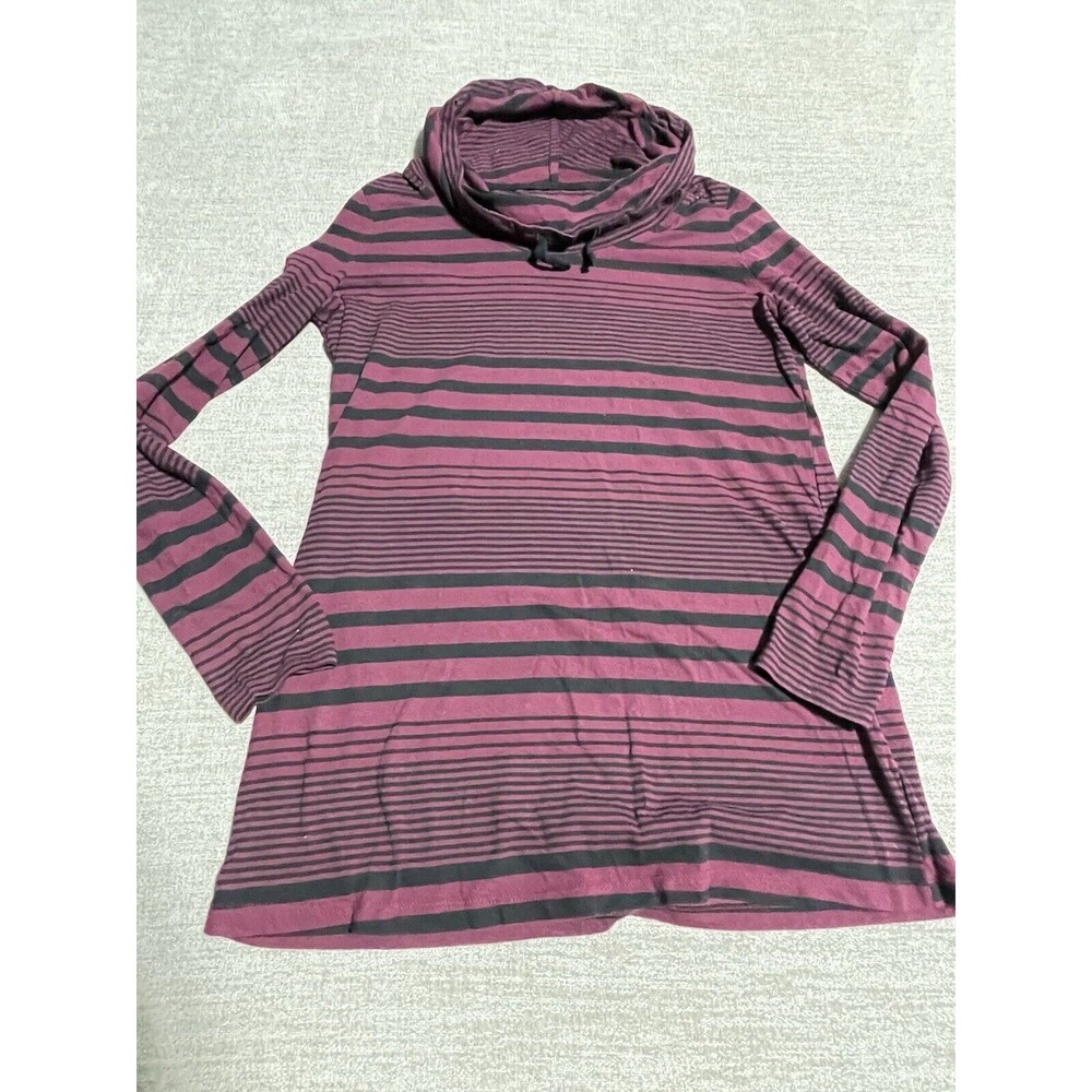 Motherhood Maternity Funnel Neck Sweater Women's S/P Long Sleeves RED